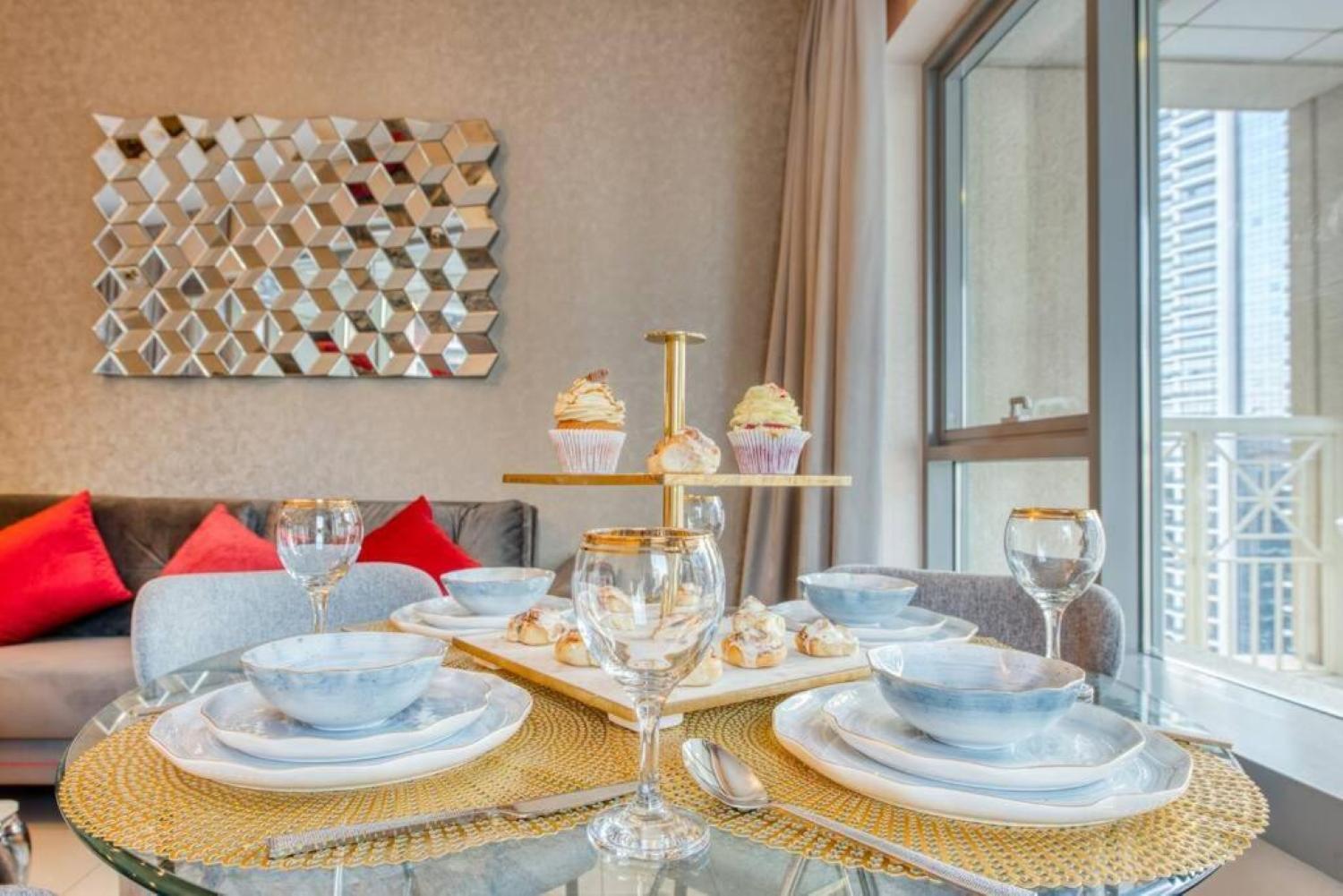 Apartment Bellavista - Magnificent - 3br - 29 Boulevard - Partial Burj Khalifa & Fountain Views