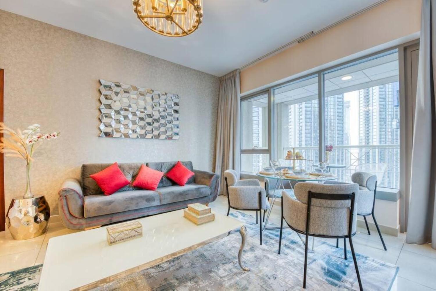 Bellavista - Magnificent - 3br - 29 Boulevard - Partial Burj Khalifa & Fountain Views Apartment *